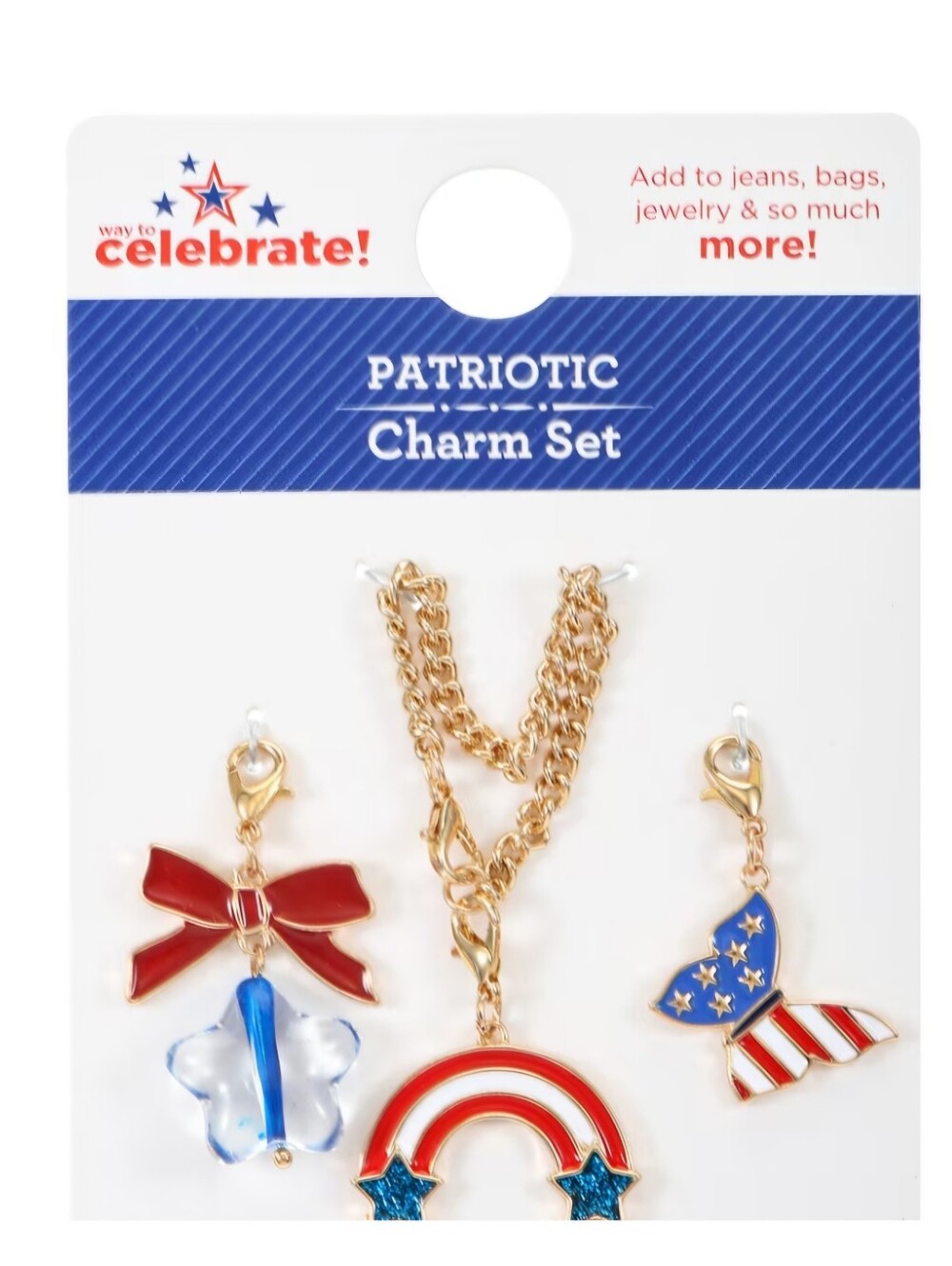 PATRIOTIC Charm Set
